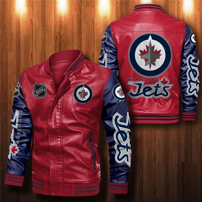 30% OFF Hot Sale New York Jets Leather Jacket Cheap For Men – 4 Fan Shop