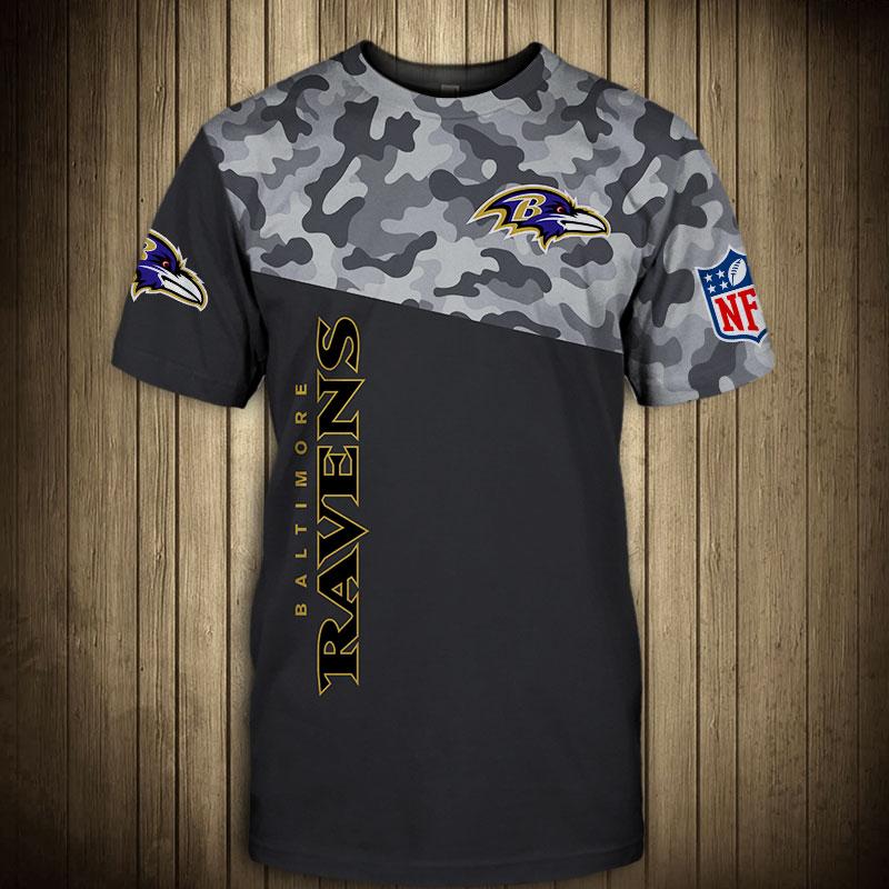 20% SALE OFF Baltimore Ravens Military T Shirt 3D Short Sleeve – 4