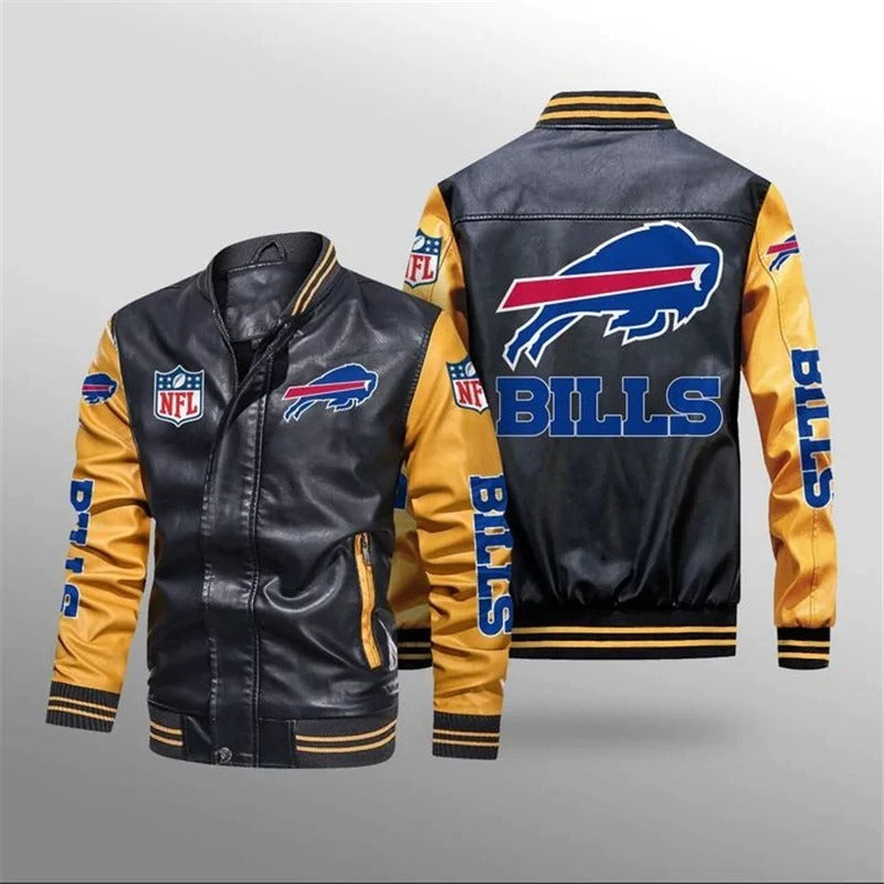 30% OFF Hot Sale Buffalo Bills Leather Jacket Cheap For Men – 4 Fan Shop