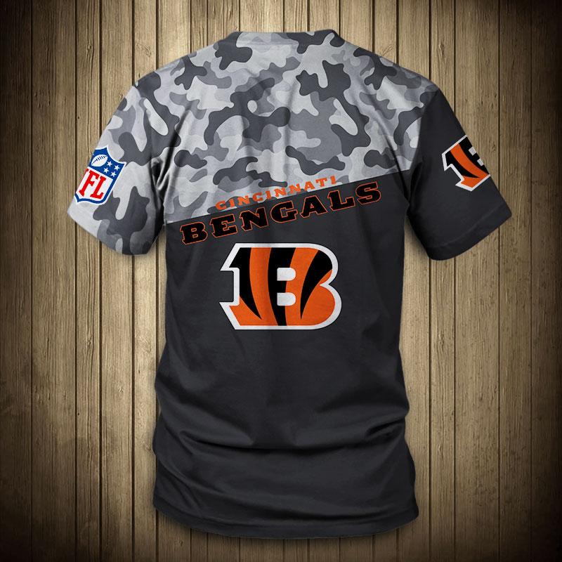 20% SALE OFF Cincinnati Bengals Military T Shirt 3D Short Sleeve – 4 Fan  Shop