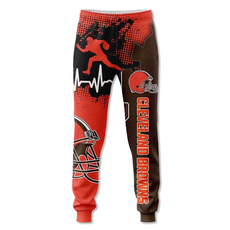 20% OFF Cleveland Browns Men's Sweatpants Printed 3D – 4 Fan Shop