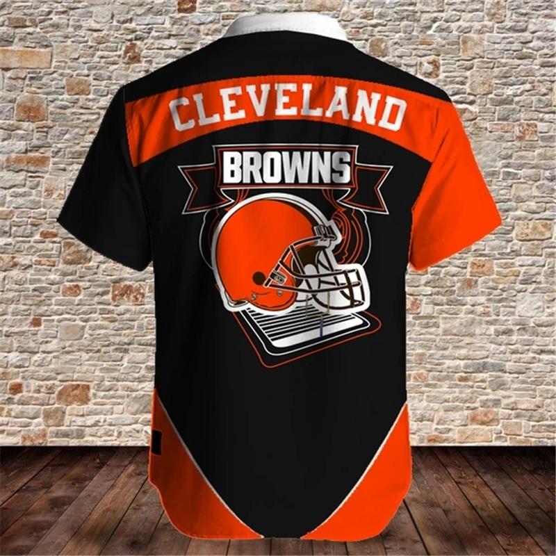 20% OFF Cleveland Browns Shirts Cheap Fireball Button Short Sleeve – 4 Fan  Shop