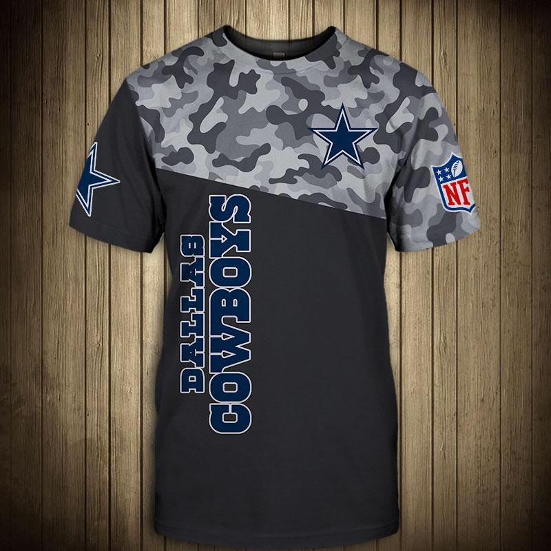 20% SALE OFF Dallas Cowboys Military Shirt 3D Short Sleeve – 4 Fan