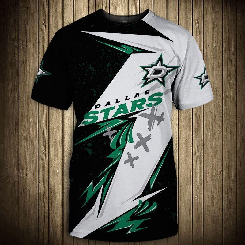 15% OFF Dallas Stars T Shirt Graffiti Short Sleeve For Men – 4 Fan