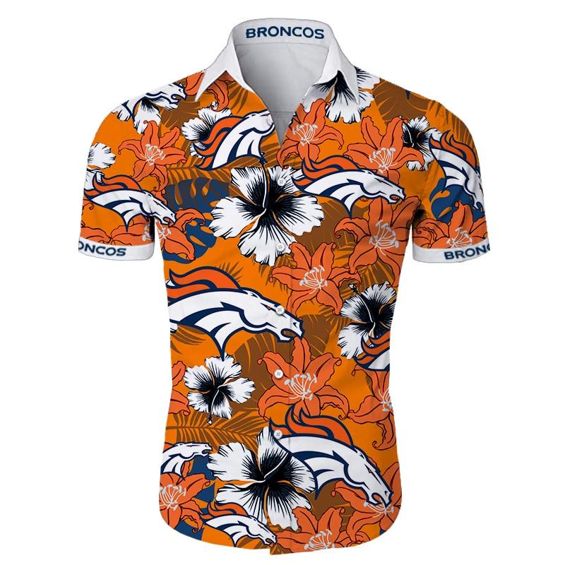 20% SALE OFF Denver Broncos Hawaiian Shirt Tropical Flower Short Sleeve – 4  Fan Shop