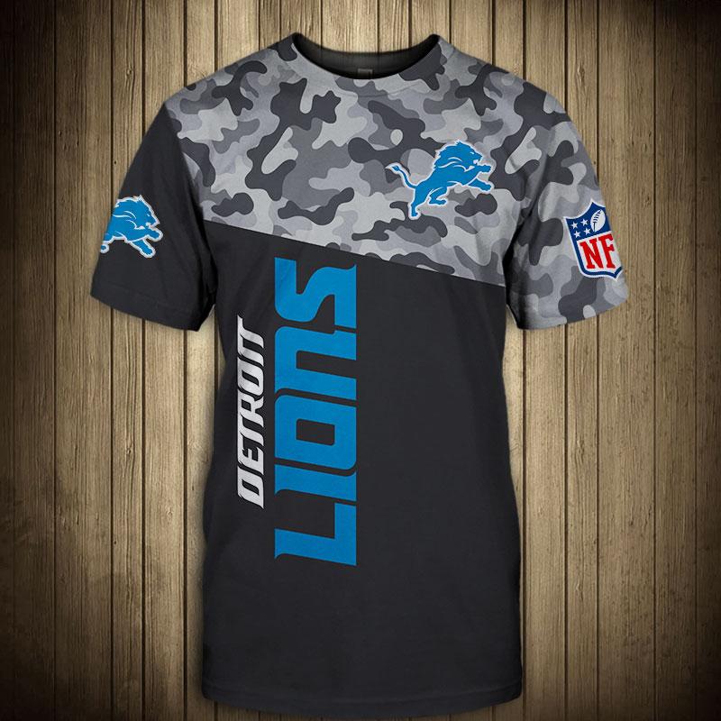 detroit lions t shirt jersey