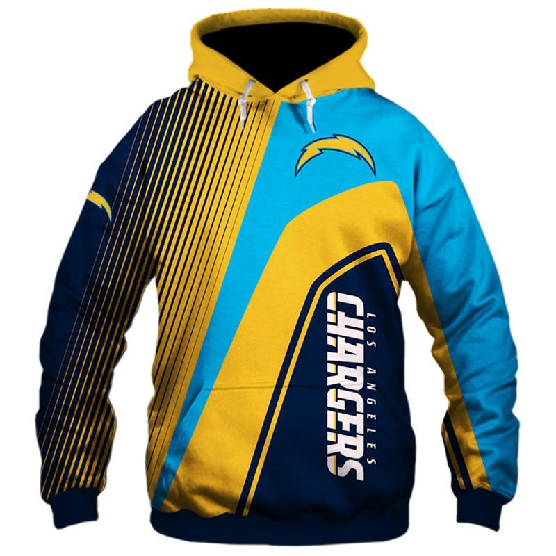 18% OFF Los Angeles Chargers Hoodies Cheap 3D Sweatshirt Pullover