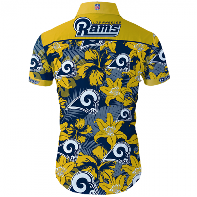 Los Angeles Rams Hawaiian Shirt NFL Football Personalized Hawaiian