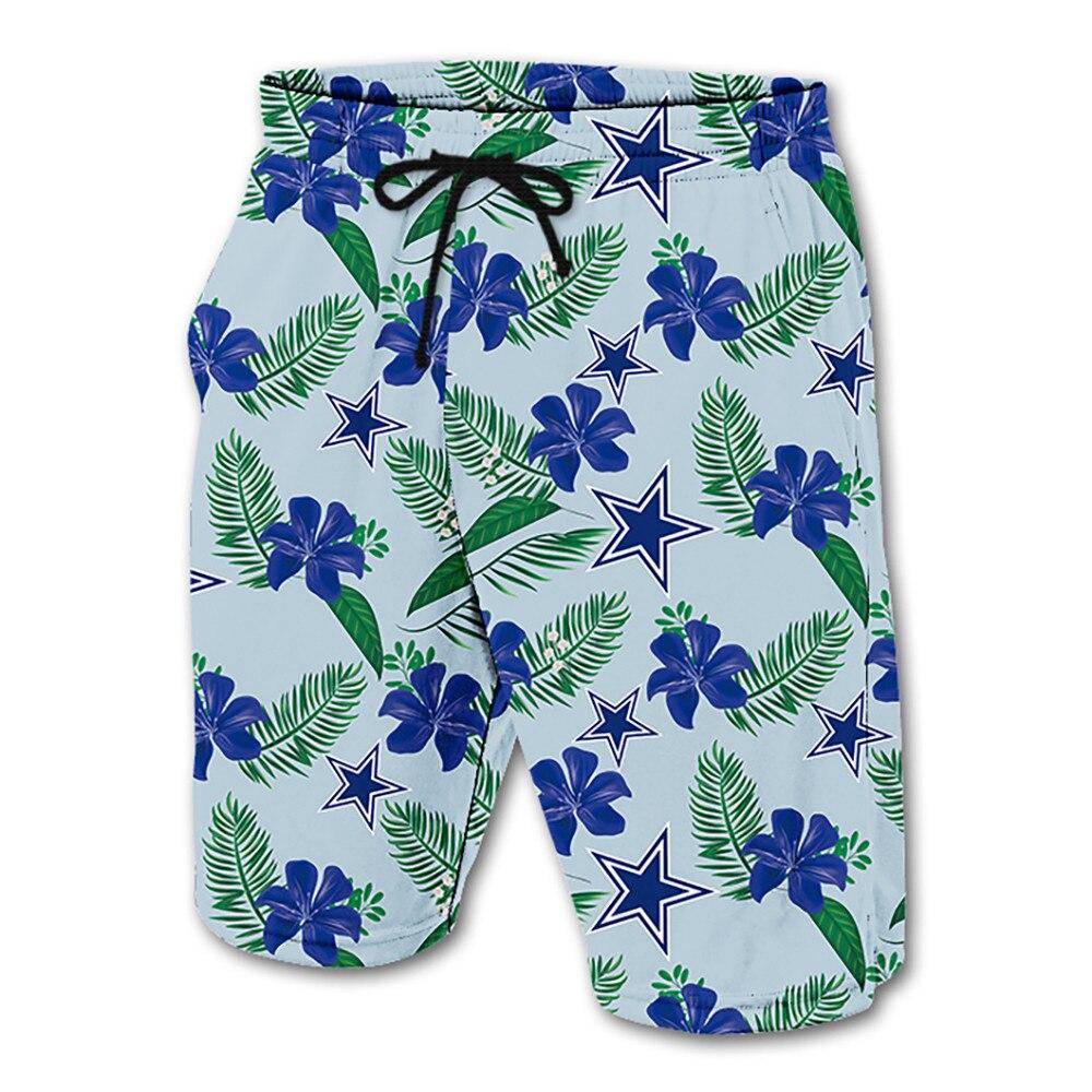 10% SALE OFF Men's Dallas Cowboys Shorts Floral