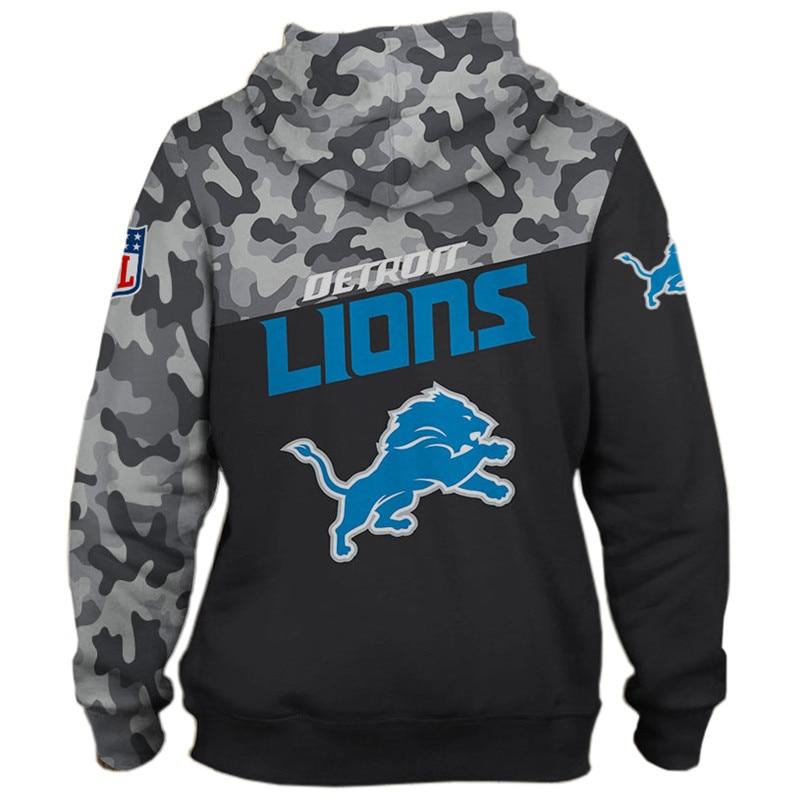18% OFF Men's Detroit Lions Hoodie Cheap 3D Sweatshirt Pullover