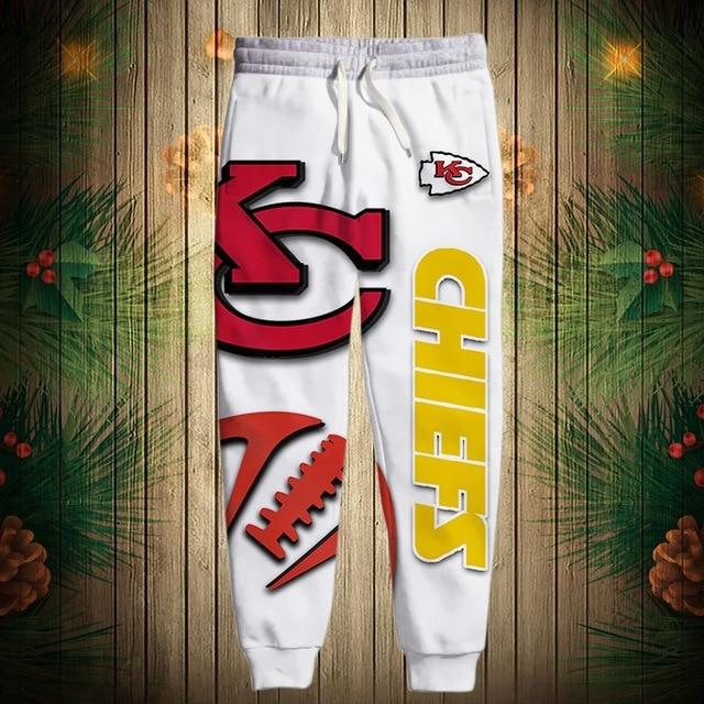 NFL Kansas City Chiefs Fire Heart All Over Print Sweatpants Unisex Sizes  NEW027610 - ChiefsFam