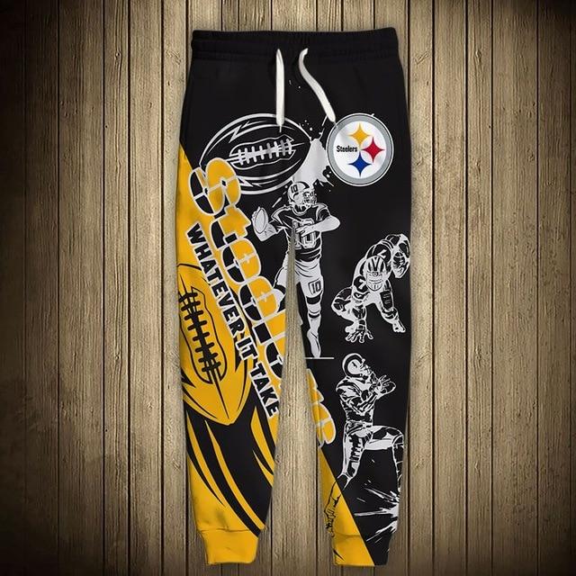 Pittsburgh Steelers NFL St Patrick's Day 3D Hoodie Sweatpants