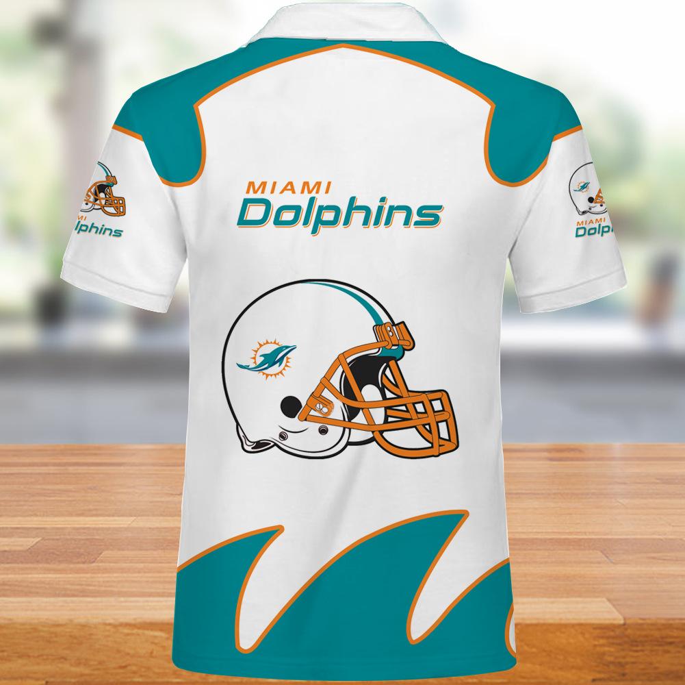 Fanatics Branded White, Aqua Miami Dolphins Sandlot Game Polo Shirt in Blue  for Men