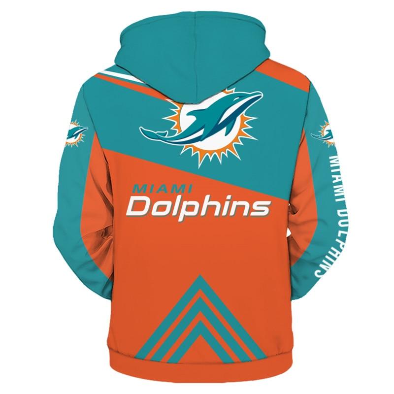 20% SALE OFF Miami Dolphins Zip Up Hoodies 3D Sweatshirt Pullover – 4 Fan  Shop