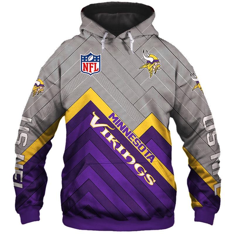 Minnesota Vikings Personalized NFL Jersey Hoodie 3D