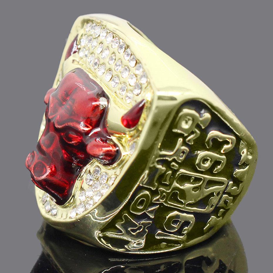 6 Chicago Bulls Michael Jordan NBA championship ring set replica - MVP Ring