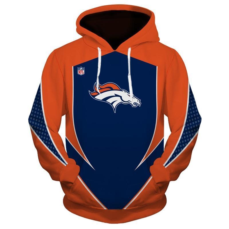 The Best Cheap NFL Hoodies 3D Denver Broncos Hoodies Sweatshirt