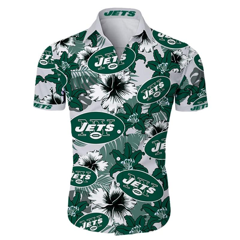 20% OFF New York Jets Hawaiian Shirt Tropical Flower Short Sleeve – 4 Fan  Shop