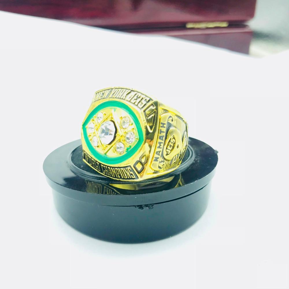 NFL 1968 New York Jets Championship Ring For Sale Color Gold – 4 Fan Shop