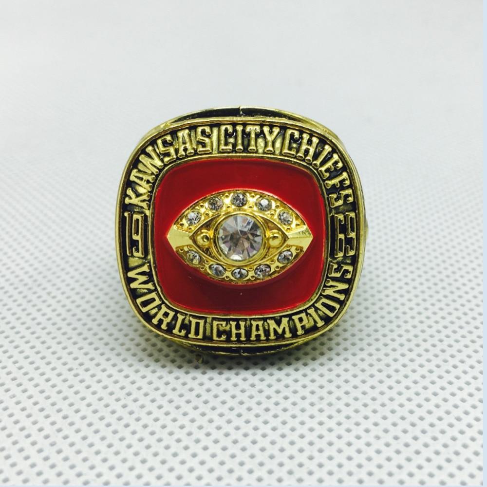 Lowest Price 1969 Kansas City Chiefs Replica Super Bowl Rings – 4