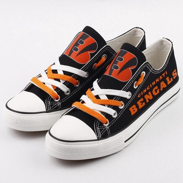 Custom Name Cincinnati Bengals NFL Logo Air Cushion Sports Shoes