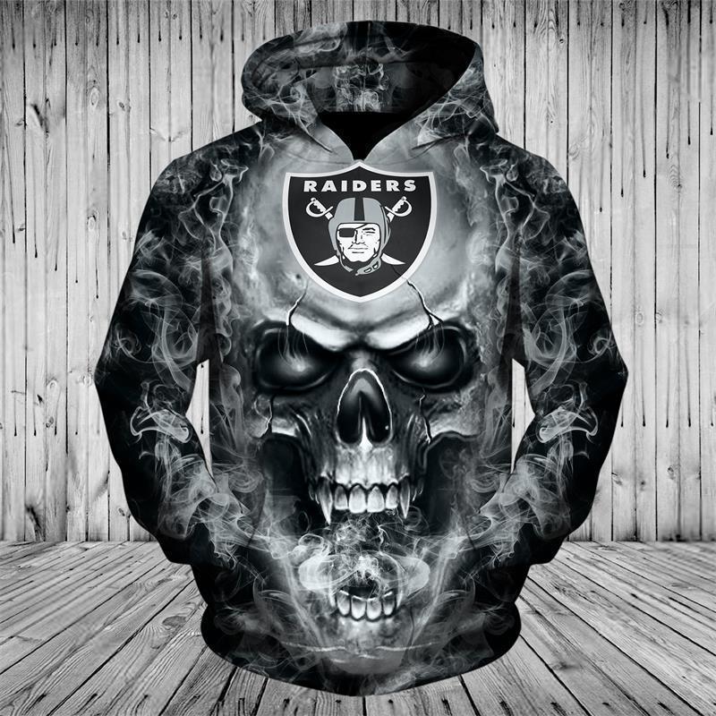 dallas cowboys 3d skull hoodie