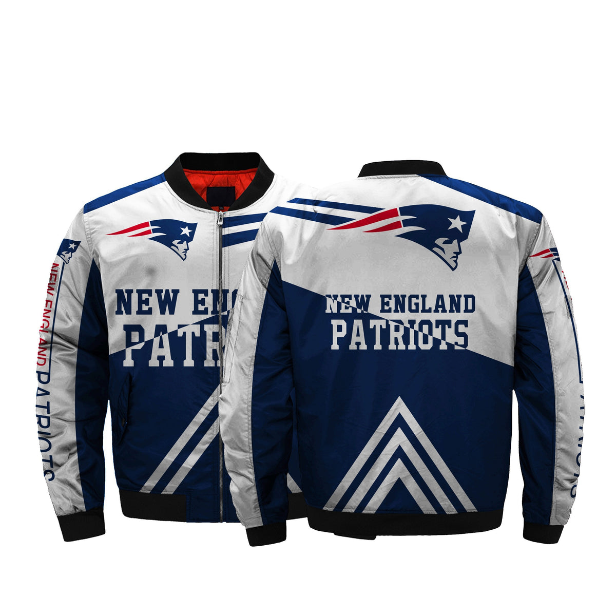 Cheapest NFL Jacket Men New England Patriots Bomber Jacket For ...