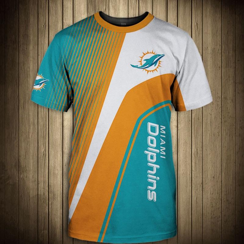 20% OFF NFL T shirt 3D Custom Miami Dolphins T shirts Cheap For Fans – 4  Fan Shop