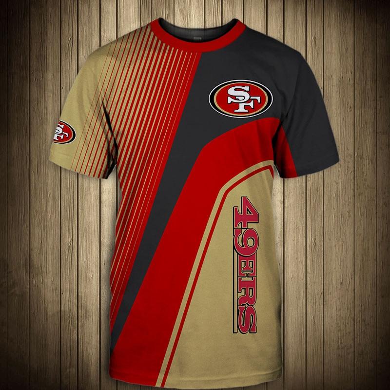 20% OFF NFL T shirt 3D Custom San Francisco 49ers T shirts Cheap