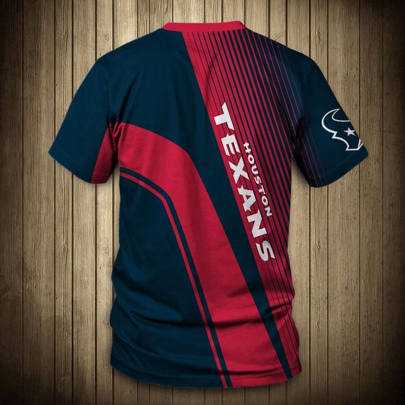 NFL T shirt For Sale 3D Custom Houston Texans T shirts Cheap For Fans – 4  Fan Shop