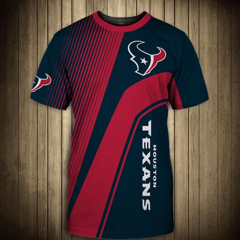 NFL T shirt For Sale 3D Custom Houston Texans T shirts Cheap For Fans – 4 Fan  Shop