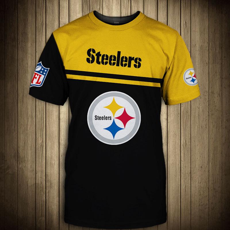 NFL Pittsburgh Steelers Tee T Shirts Skull 3D Short Sleeve For Fans -  Banantees