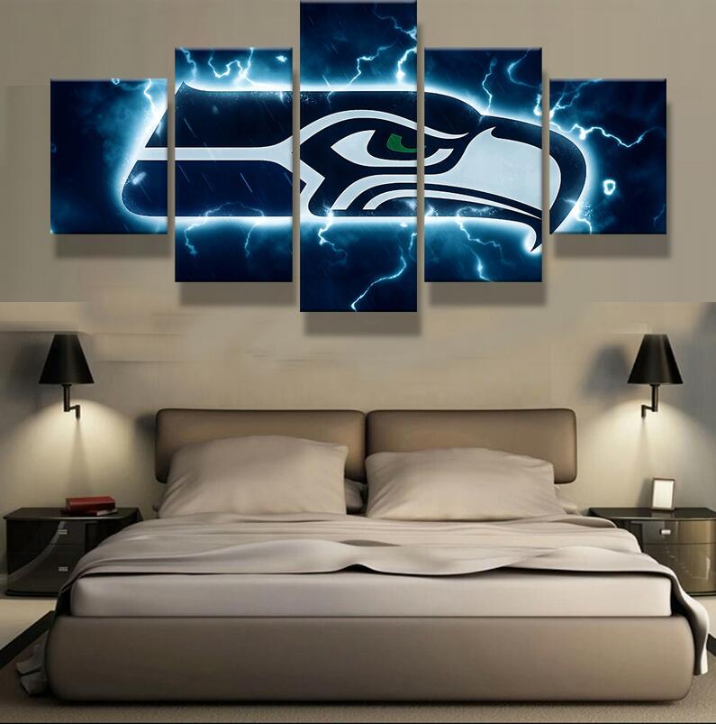 Seattle Seahawks Wall Art Cheap For Living Room Wall Decor – 4 Fan Shop