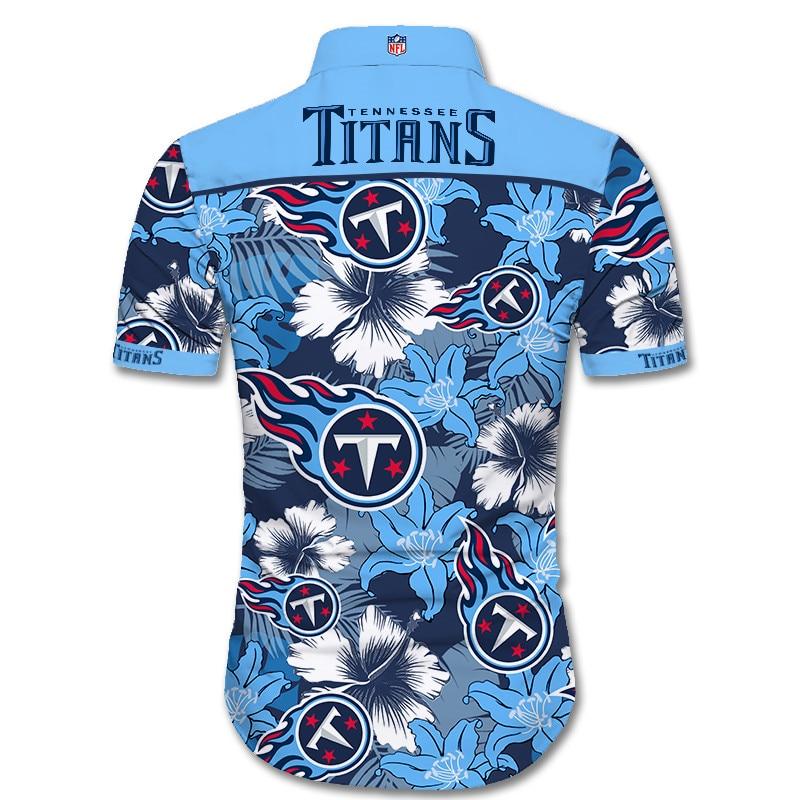 Tennessee Titans NFL Flower Hawaiian Shirt For Men Women
