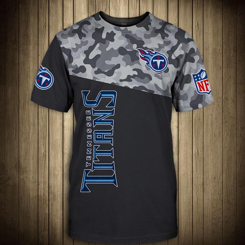 20% SALE OFF Tennessee Titans Military T Shirt 3D Short Sleeve – 4