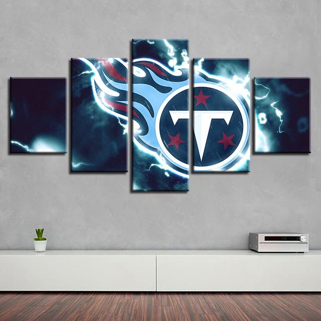 Tennessee Titans Art/ Tennessee Titans Poster/ Spray Paint Art/ Tennessee  Titans Gift