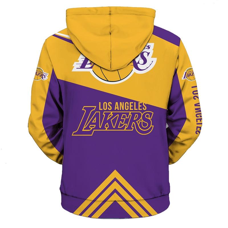 Los Angeles Lakers Post Up Hoodie - Purple