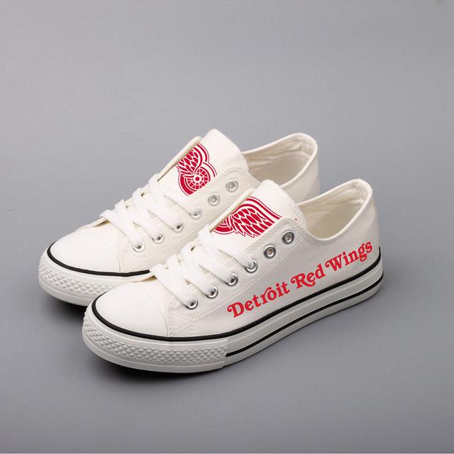 Personalized NHL Detroit Red Wings Stan Smith Low Top Shoes • Kybershop