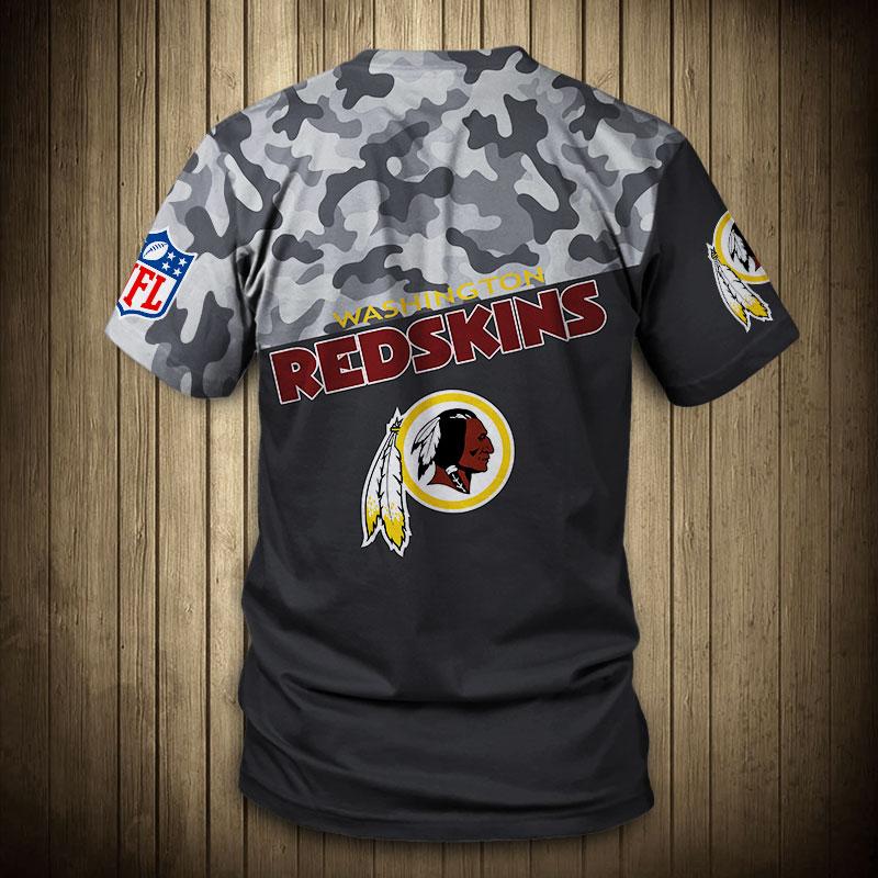 20% SALE OFF Washington Redskins Tee shirts 3D Hand Skull Short Sleeve – 4  Fan Shop