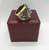 Right side of the 1998 Atlanta Falcons NFC Championship Ring Replica with personalized player name engraving and Falcons emblem details, made with high-quality Zinc Alloy and Cubic Zirconia accents.