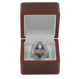 Fantasy Football Championship Ring 2025 with wooden box