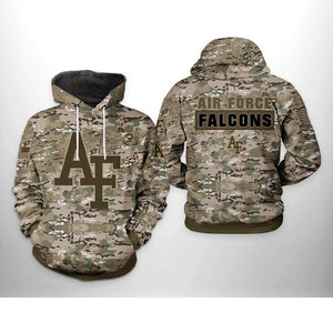 [SALE] 18% OFF Best Air Force Falcons Camo Hoodies For Men Women – Color Camouflage