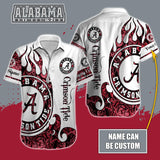 Alabama Crimson Tide Shirts Real Tree Background Custom Name