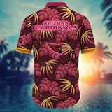 20% OFF Arizona Cardinals Hawaiian Shirt Leafs Printed For Men