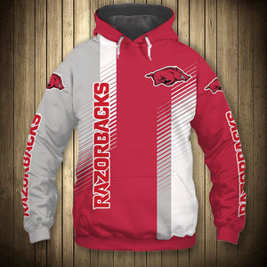 20% OFF Arkansas Razorbacks Hoodie Stripe For Sale