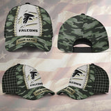 Atlanta Falcons Camo Hat Custom Name