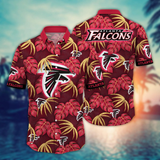 20% OFF Atlanta Falcons Hawaiian Shirt Leafs Printed For Men