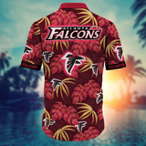 20% OFF Atlanta Falcons Hawaiian Shirt Leafs Printed For Men