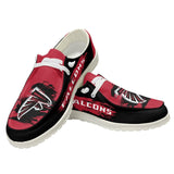 Atlanta Falcons Shoes - Loafers Style 