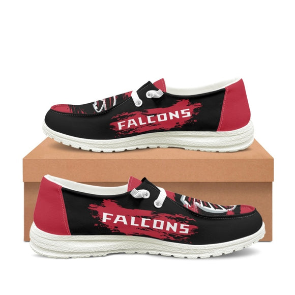 Atlanta Falcons Shoes - Loafers Style 